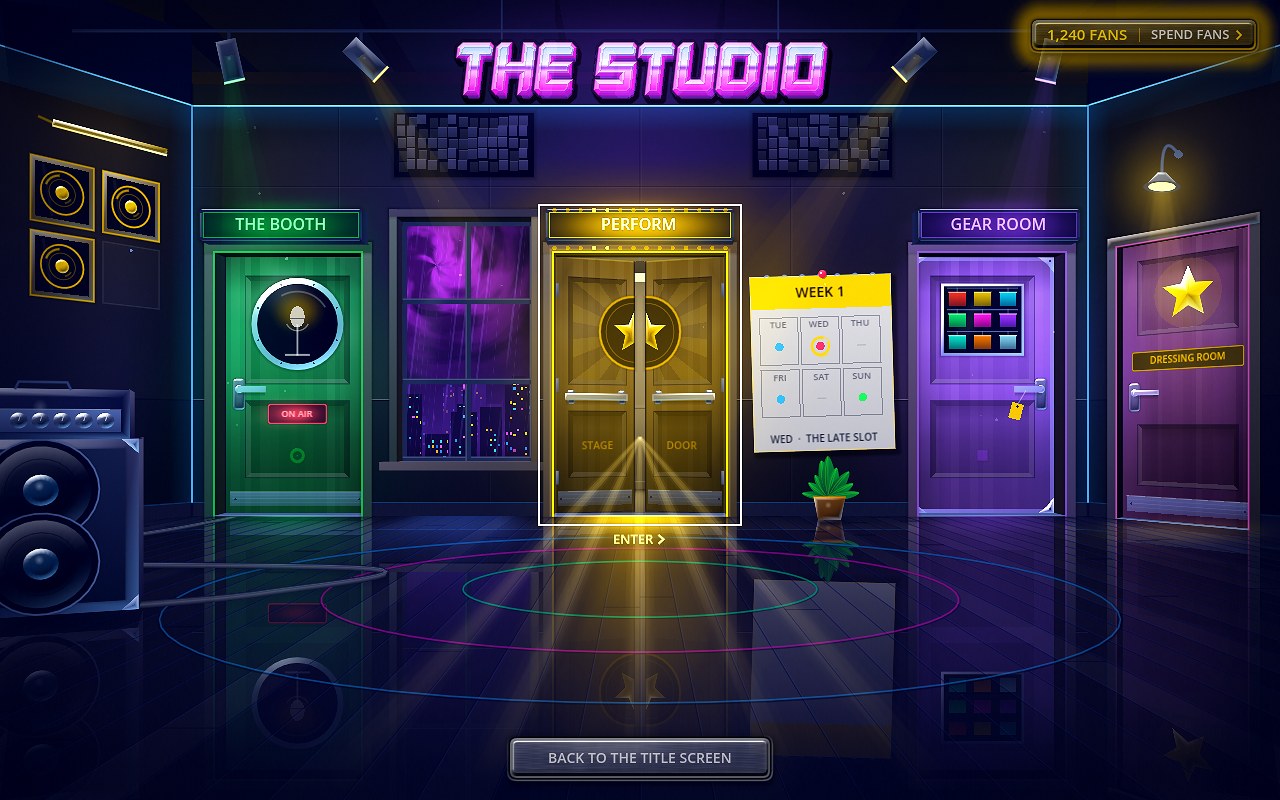 The studio, the hub every door of a career opens off